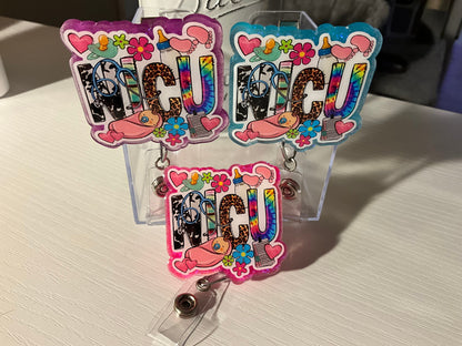 NICU Colorful Badge Reel