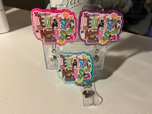 Pediatric Nurse Badge Reel