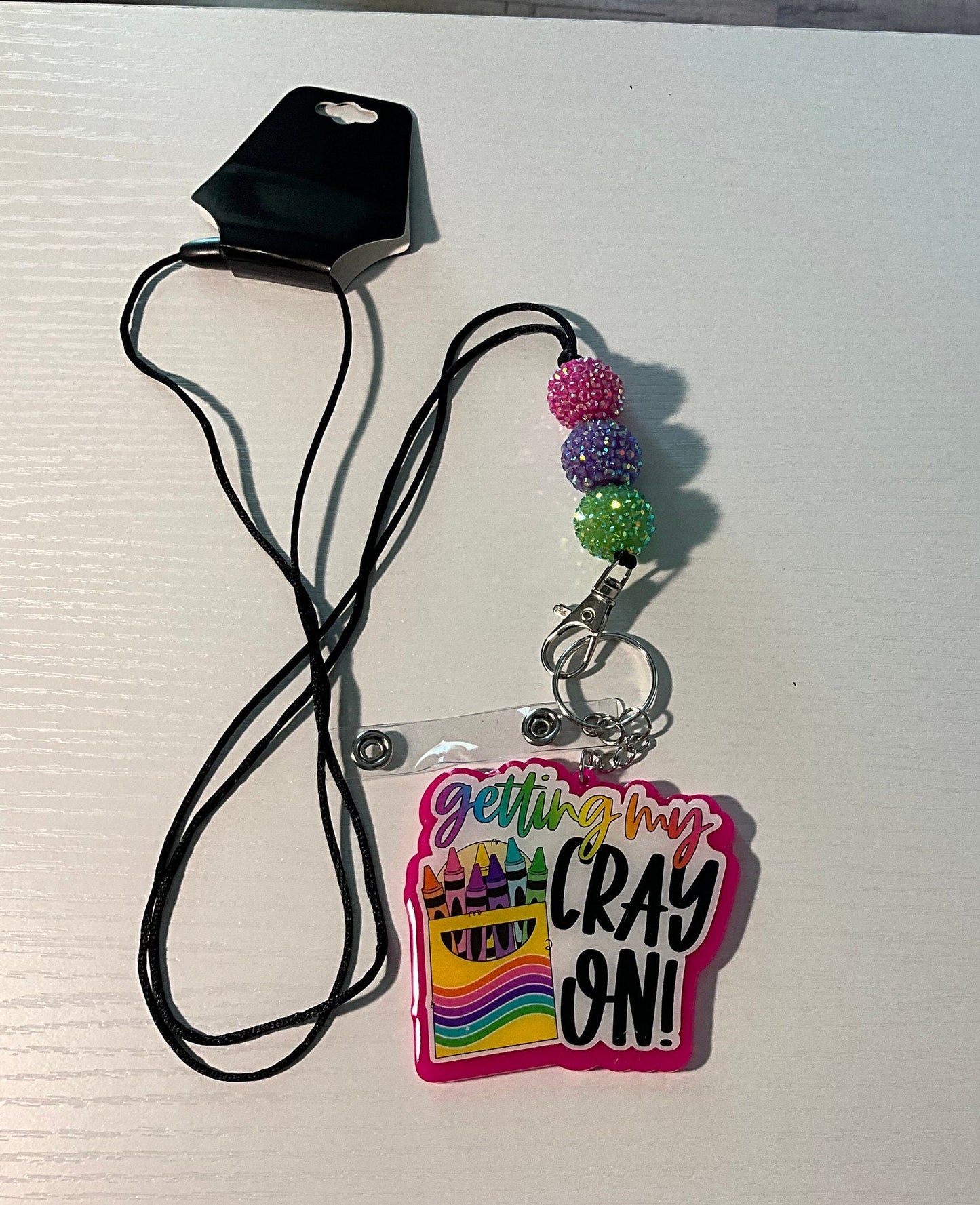 Getting My Cray On Lanyard