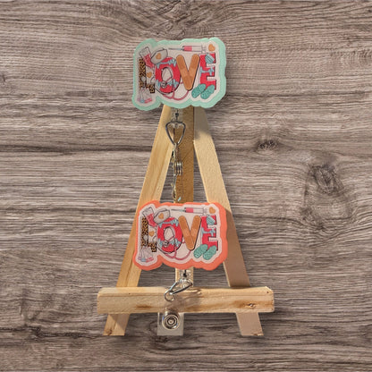 Love Medical Badge Reel