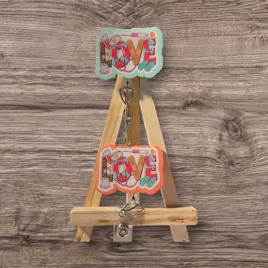 Love Medical Badge Reel