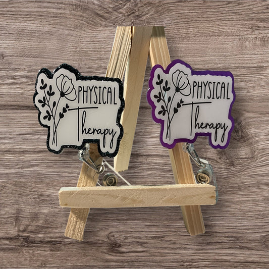 Physical Therapy Badge Reel