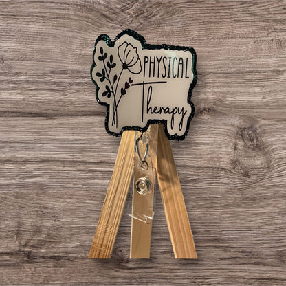Physical Therapy Badge Reel