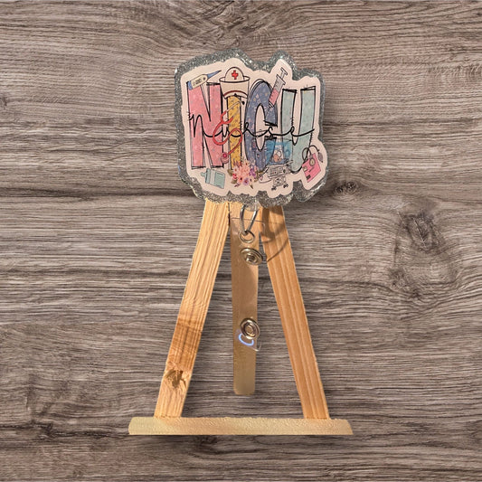 NICU Pastel Color Badge Reel