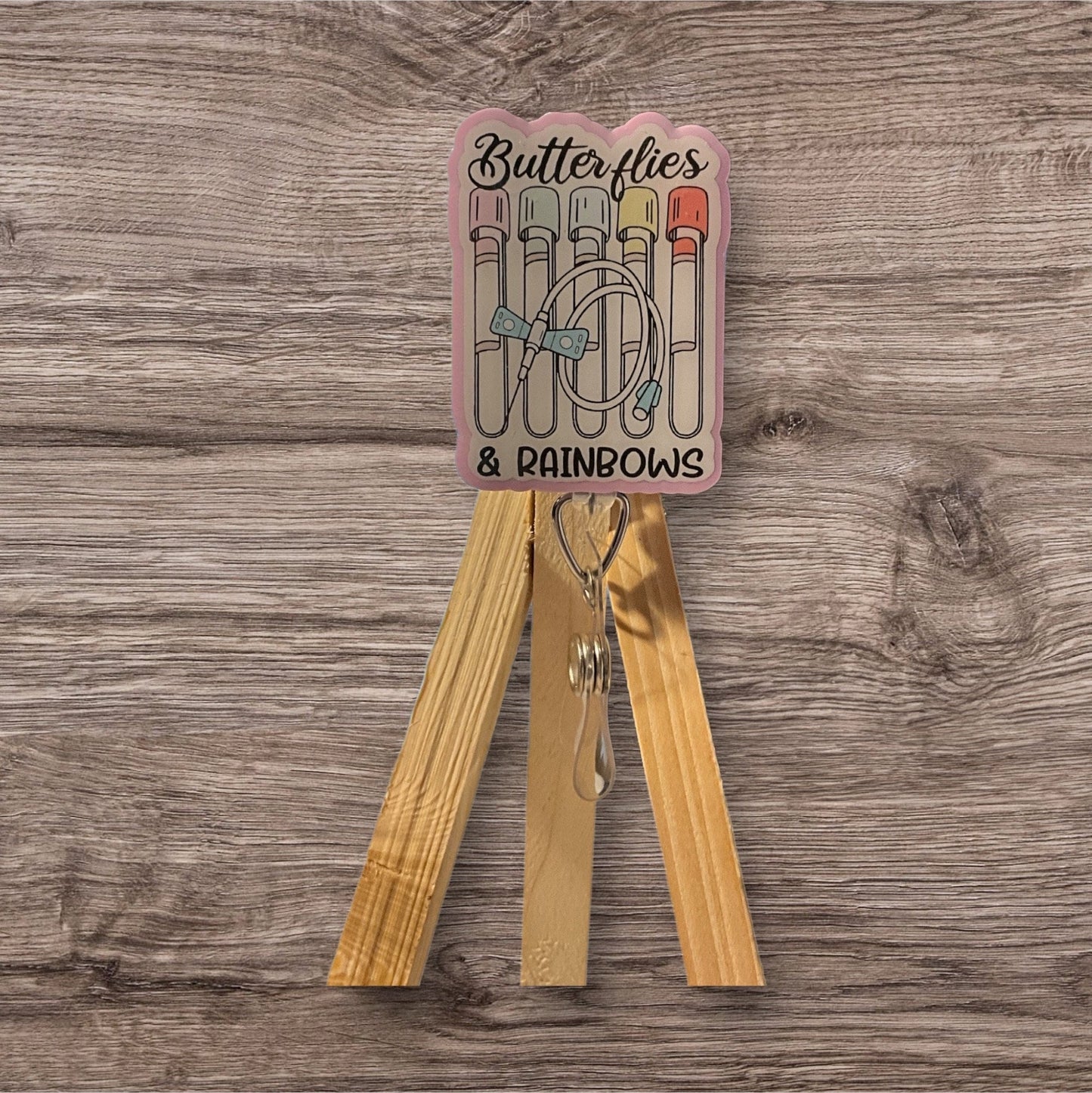 Butterflies and Rainbows Badge Reel