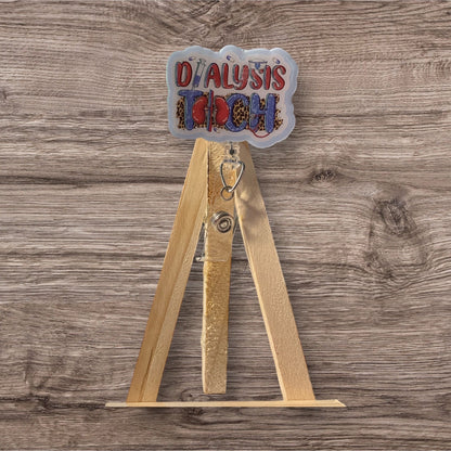 Dialysis Tech Badge Reel