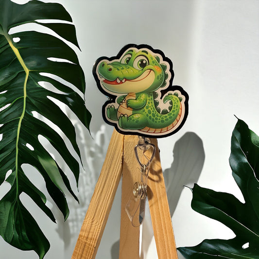 Alligator Badge Reel