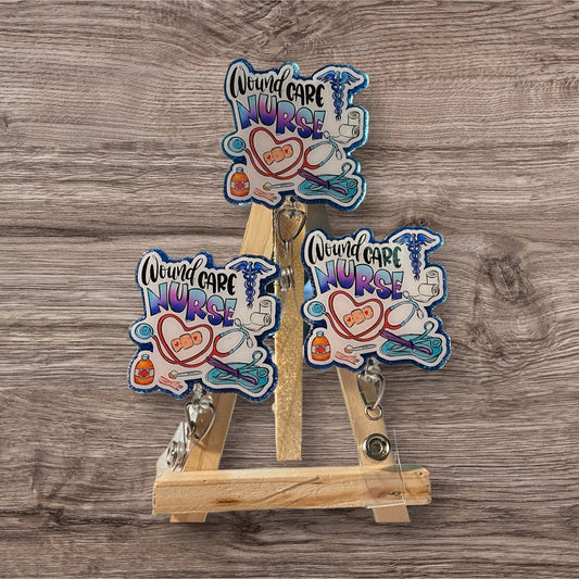 Wound Care Nurse Badge Reel