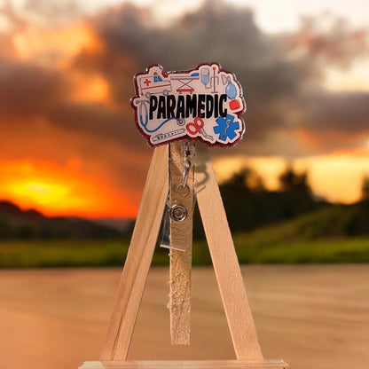 Paramedic Badge Reel