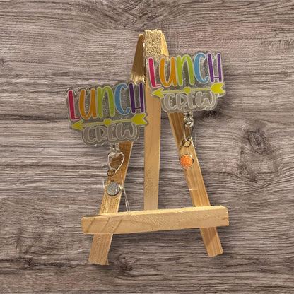 Lunch Crew Badge Reel