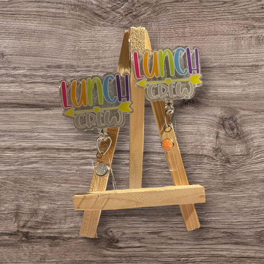 Lunch Crew Badge Reel