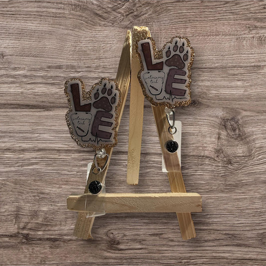 Vet Tech Badge Reel