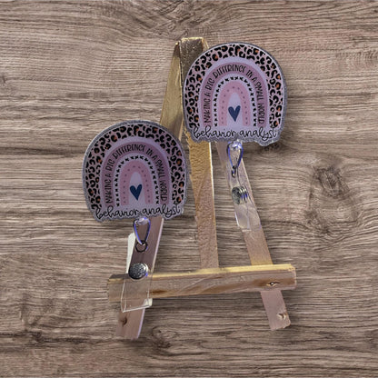 Behavior Analysis Badge Reel