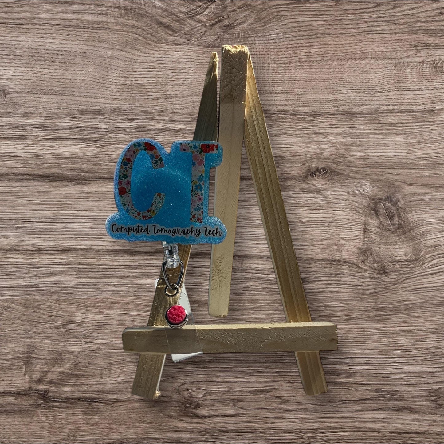 CT Floral Letters Badge Reel
