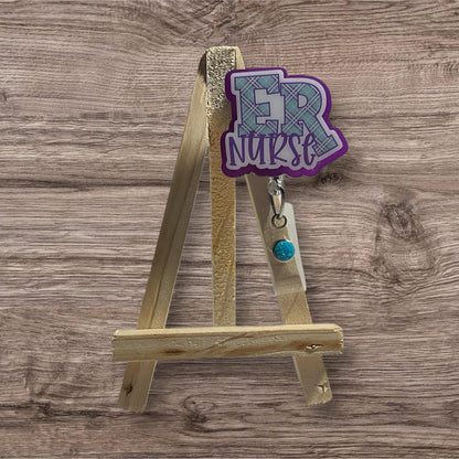 ER Nurse Badge Reel