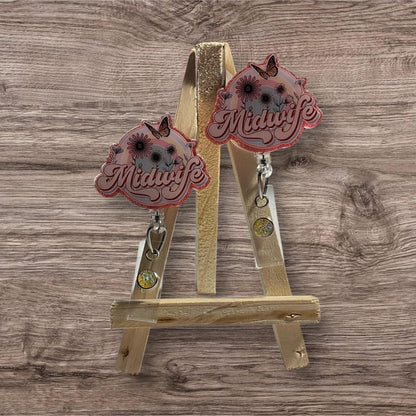 Midwife Badge Reel