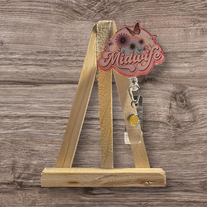 Midwife Badge Reel
