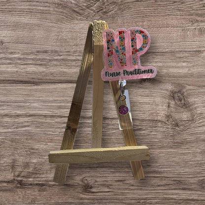NP Floral Letters Badge Reel