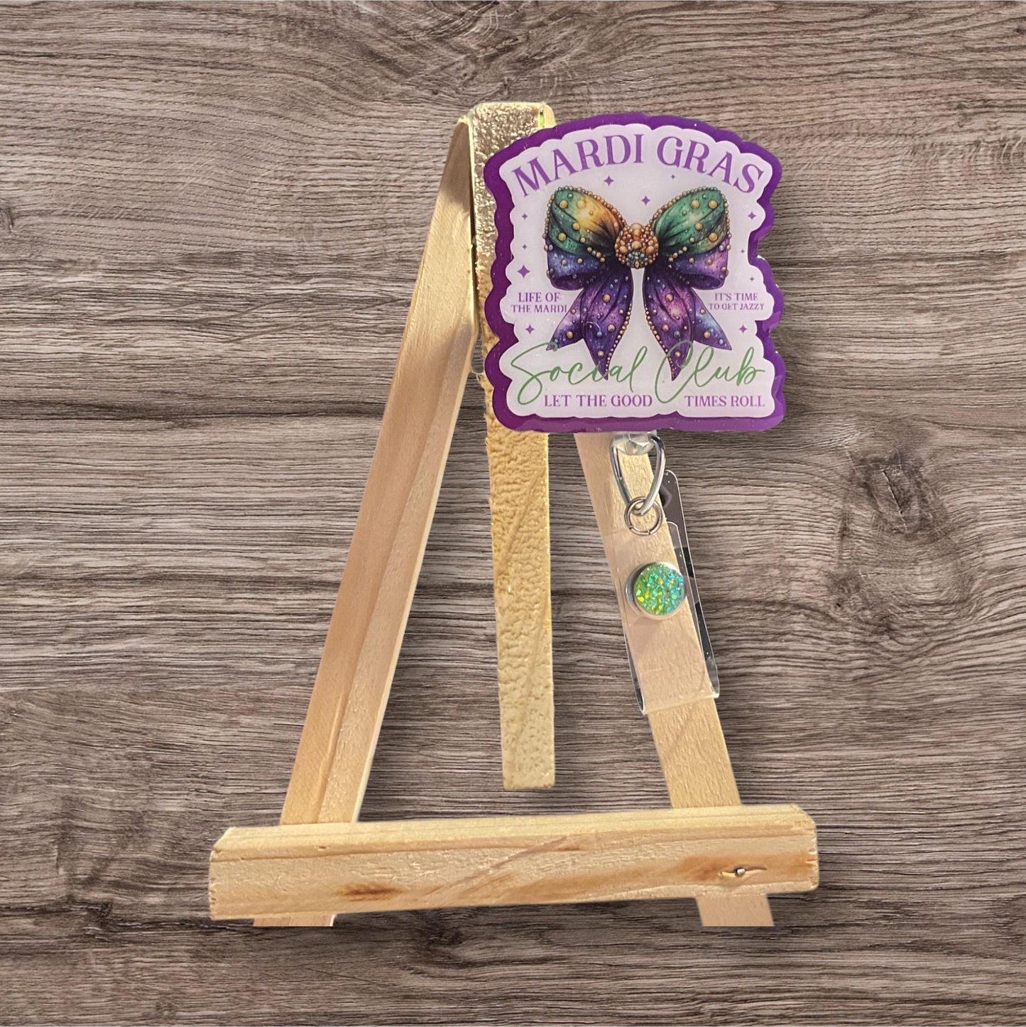 Mardi Gras Social Club Coquette Badge Reel