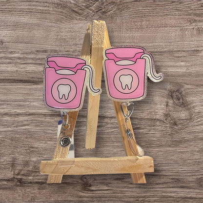 Dental Floss Badge Reel